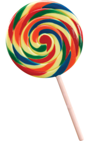 giant swirly lollipop