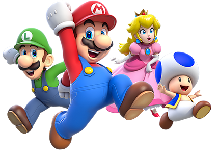 Picture of all Mario Kart Characters